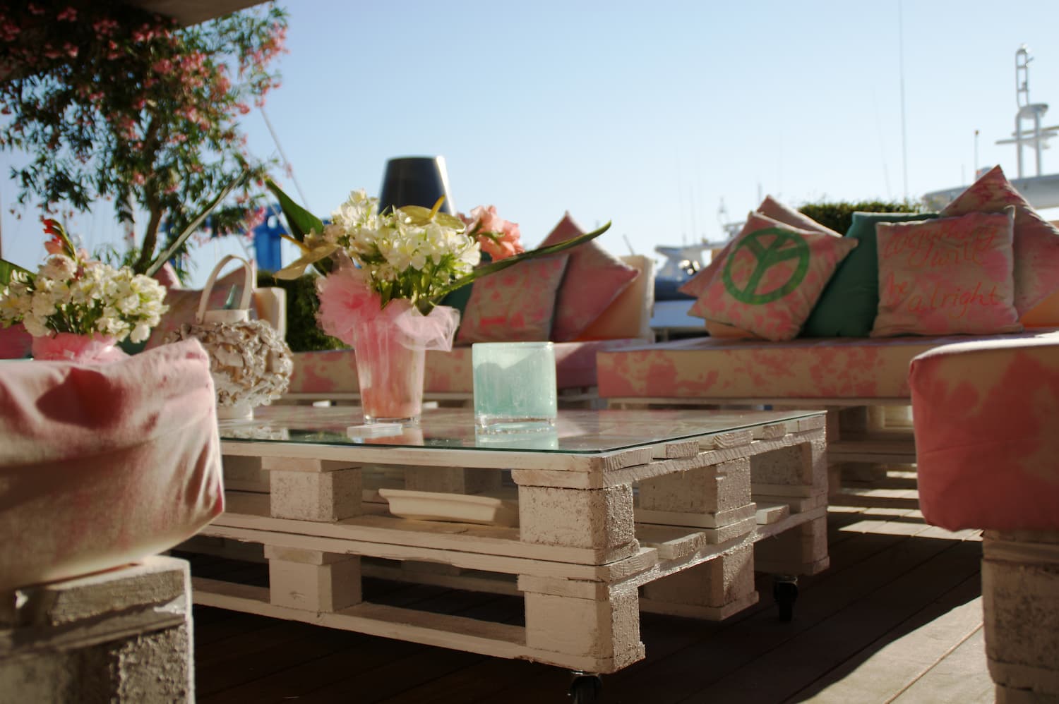 meubles de jardin en palettes
